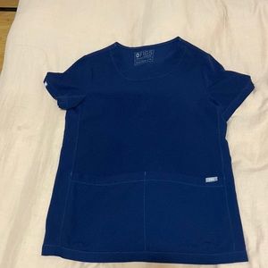 Wear figs original scrub top navy size xs